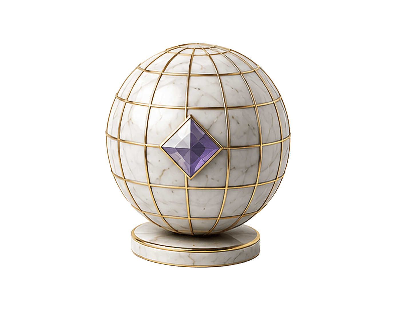 Marble globe with grid — Stakeholder Linkage