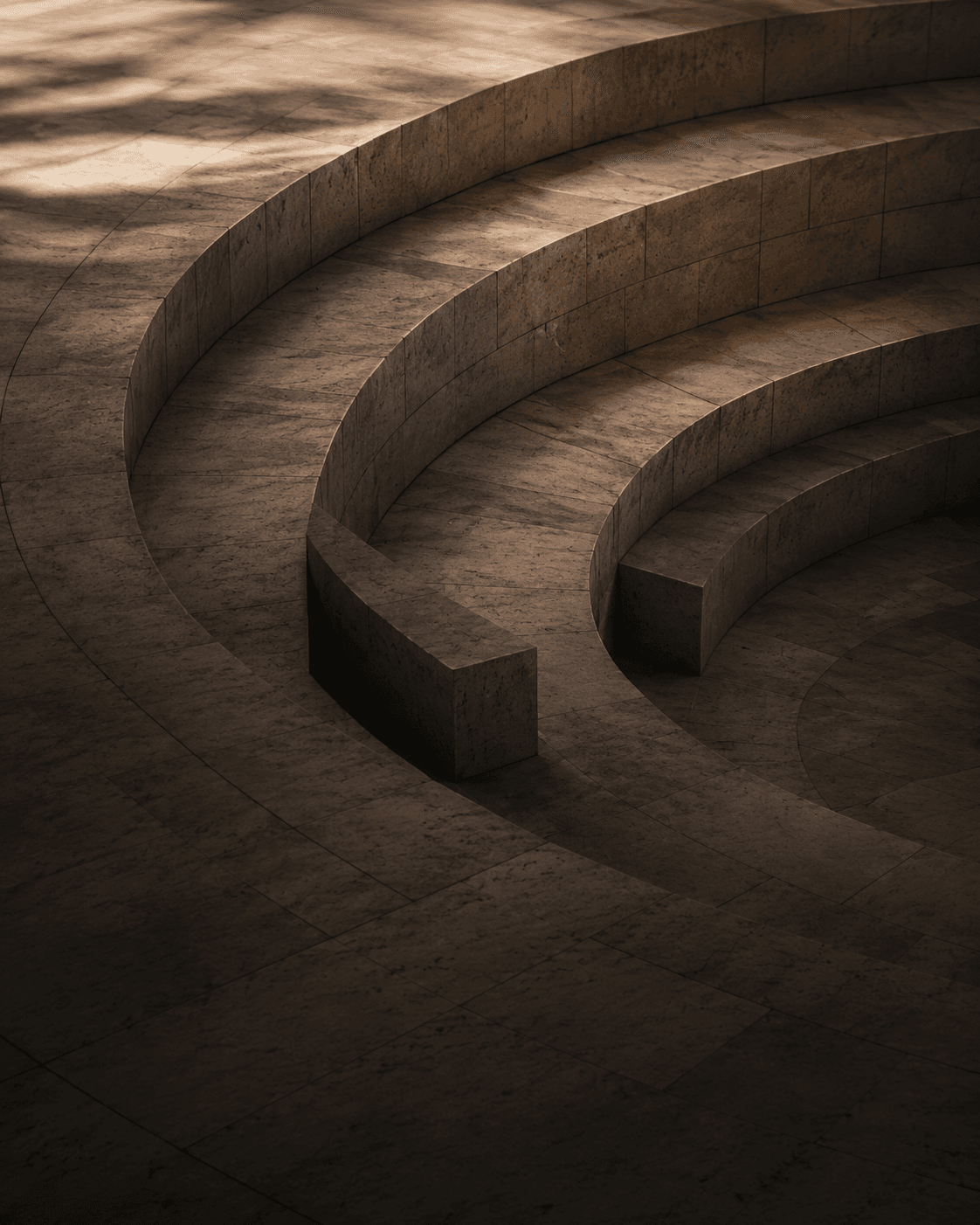 Curved tiers of an amphitheatre — Stakeholder Linkage